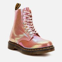 银联专享：Dr.Martens 1460彩虹色 女士马丁靴