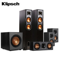 杰士 Klipsch R-26F+R-52C+R-41M+R-100SW 音响 音箱 高保真5.1家庭影院套装（黑色）