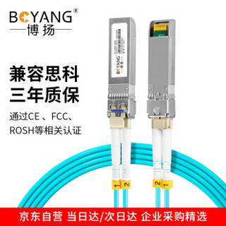 博扬（BOYANG）SFP+光纤模块 10G光模块万兆多模双纤 850nm传输300米 兼容思科 BY-10GM13