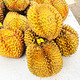 鲜果妈妈 泰国进口金枕头榴莲 带壳净果3.3-4斤