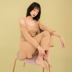 考拉工厂店 女士家居服晨袍套装