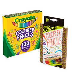 Crayola 100 支铅笔/铅笔套装彩色铅笔