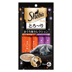 Sheba 希宝 猫零食 软包猫罐头 吞拿鱼+海鲜 12g*4条 +凑单品