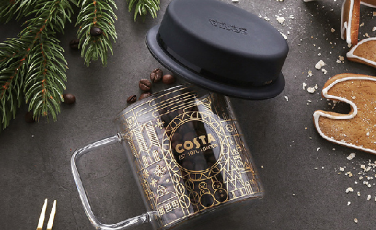 TOMIC 特美刻 COSTA 联合 耐热玻璃杯 400ml+ 送 双层玻璃杯