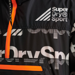 Superdry 极度干燥 运动外套男2019连帽满印LOGO冬装新品潮牌