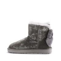 OZWEAR UGG OB454 女款雪地靴 灰色Grey 35