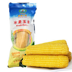 皇金1号 水果甜玉米 非转基因玉米棒230g 开袋即食 真空包装 *3件