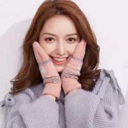 女士触屏毛线手套 多色可选