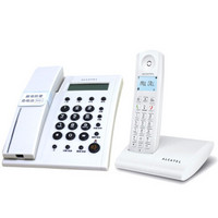 阿尔卡特（ALCATEL）电话机座机电话+数字无绳电话组合套装T519+Ellip 250 HW白色
