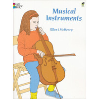 Musical Instruments Coloring Book(Dover Design Coloring Books)