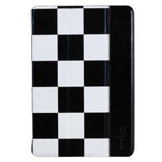 奇克摩克 棋盘格Chess board保护套皮套 适用于iPad mini 黑色
