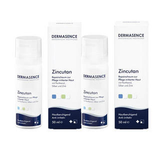 银联专享： DERMASENCE Zincutan 修复泡沫精华 50ml*2