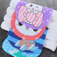 little bean/小豆苗 儿童全棉4层吸汗巾*5条装