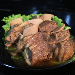 汇柒鲜 红焖牛肋排熟食1000g/盒 牛肉火锅食材卤味内蒙古特产