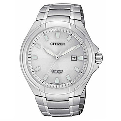 CITIZEN 西铁城 Ti+IP 超级钛 BM7430-89A 男士光动能腕表