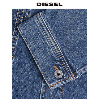 DIESEL 迪赛 00S0EWR80XP 男士长袖潮流牛仔休闲夹克 牛仔蓝01 L