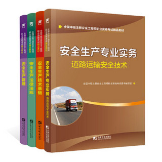 中级安全工程师2019教材道路运输专业：生产管理+法律法规+基础+道路运输安全技术（全套4本）