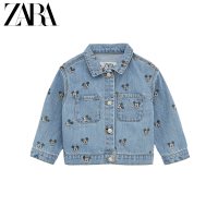 ZARA 女婴幼童 ©迪士尼米老鼠印花牛仔夹克外套 05854556427