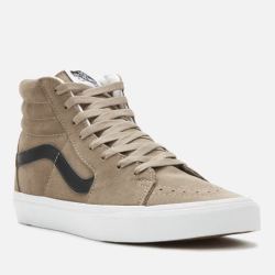VANS 范斯 Sk8-Hi-Portabella True White 中性绒面高帮板鞋