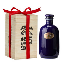 塔牌 绍兴黄酒 木盒纯十年陈花雕酒 500ml*2瓶