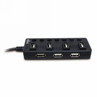 浩客（HawK） H700 节能大师7-Port USB 2.0 HUB 经典黑色