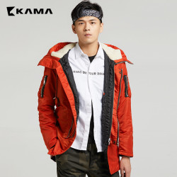 KAMA 卡玛  2417704 冬季长款男士外套 *2件