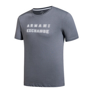 ARMANI EXCHANGE 阿玛尼奢侈品19秋冬新款男士针织T恤衫 6GZTDJ-ZJN7Z GREY-1949 S