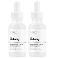 凑单品、银联专享：The Ordinary 10%烟酰胺+1%锌 美白精华 30ml*2件装