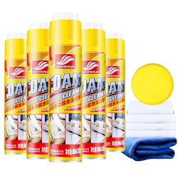 HAOSHUN 好顺 多功能泡沫清洁剂 450ml*5瓶 +魔力擦*4+毛巾+海绵