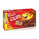 雀巢(Nestle) 脆脆鲨 威化饼干 巧克力口味640g盒装 *5件
