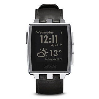 Pebble Steel 多功能智能手表 银色