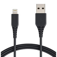 中亚Prime会员：AmazonBasics 亚马逊倍思 Lightning to USB-A MFi认证 数据线 1.8米 12条装