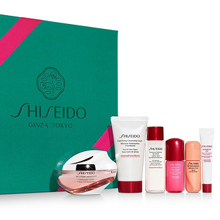 SHISEIDO 资生堂 极致提拉紧致套装（百优面霜75ml+洁面50ml+水30ml+红腰子10ml+百优精华7ml+红妍眼精华5ml）