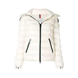 Moncler/蒙克莱 19年新款横纹女士羽绒服白色 4685825-68950-070