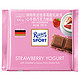 Ritter SPORT 瑞特斯波德 草莓酸奶味夹心牛奶巧克力 100g *9件 +凑单品