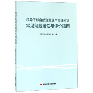 领导干部自然资源资产离任审计常见问题定性与评价指南