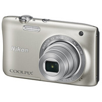 尼康（NIKON） Coolpix S2900 便携数码相机（2005万像素 2.7英寸屏 5倍光学变焦 26mm广角）银色