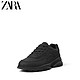 ZARA 15238002040 男鞋 黑色厚底低帮潮流运动鞋