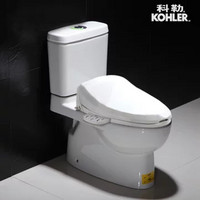 KOHLER 科勒 马桶加盖板组合 瑞雅五级旋风马桶19114T+储热智能盖