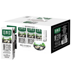 豆本豆 黑豆奶 植物蛋白营养饮品 早餐奶 250ml*15盒 整箱装 *6件