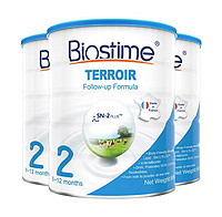 BIOSTIME 合生元 沃蓝较大婴儿配方奶粉2段（6-12个月）800克/罐