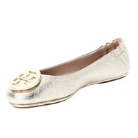 TORY BURCH 托里.伯奇 女士浅口单鞋休闲鞋 34630 火花金色 35.5