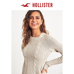 6日0点:Hollister2019年冬季新品大摆款麻花针织连衣裙 女 282849-1