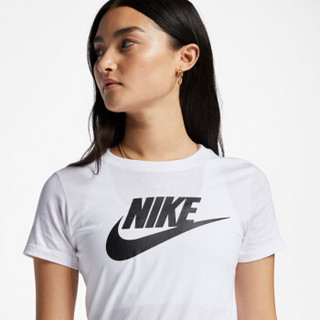 NIKE 耐克 Sportswear Essential  女子运动T恤BV6170-100 白色 XS