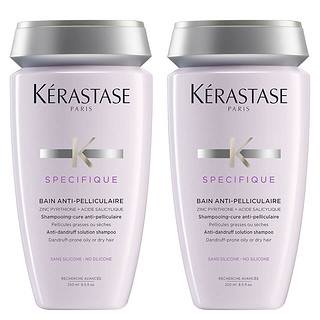 银联专享：KÉRASTASE 卡诗 去屑洗发水 250ml 2瓶 