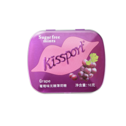 kissport无糖薄荷糖两盒装