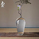 九土 DER0073 日式禅意手工玻璃花瓶 透明款