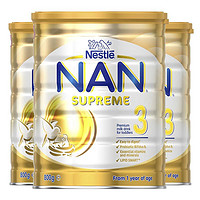 雀巢超级能恩Nestle Nan适度水解HA防过敏湿疹奶粉3段 800g*3罐