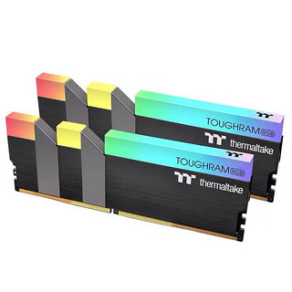 Tt（Thermaltake）ToughRam RGB DDR4 3000 16GB(8Gx2)套装 台式机内存灯条