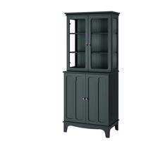 IKEA 宜家 LOMMARP 鲁马尔普 玻璃门橱柜, 深蓝绿色